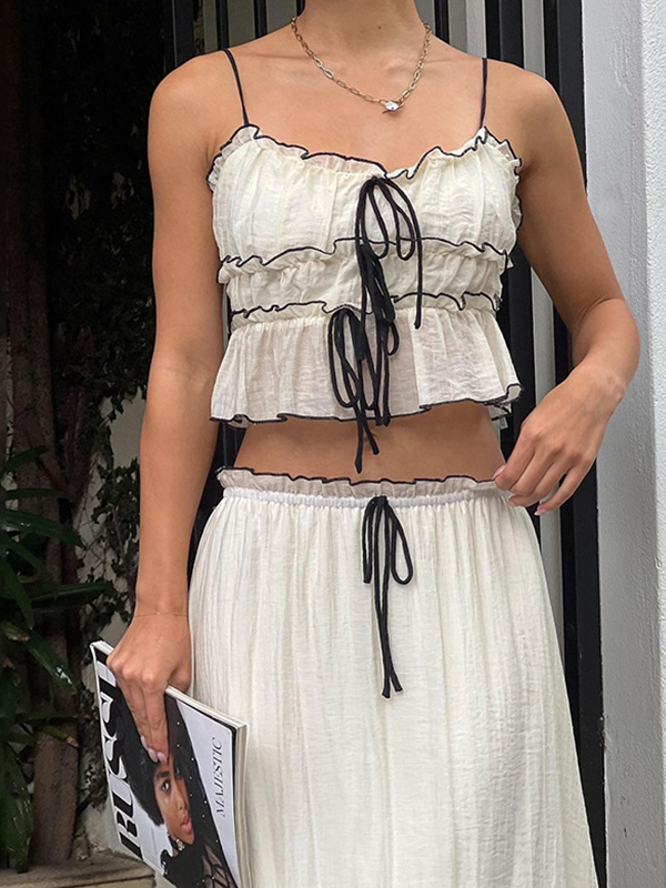 EMMIOL French Sexy Holiday Style Two Piece