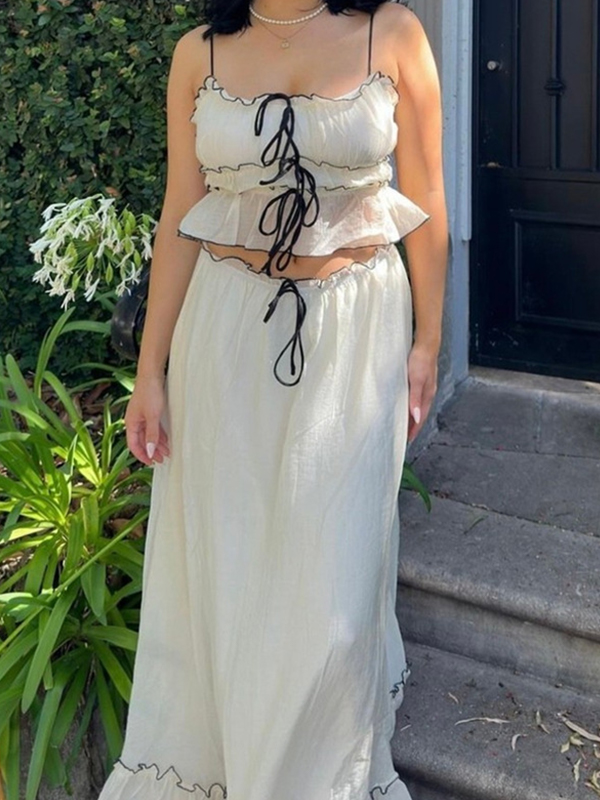 EMMIOL French Sexy Holiday Style Two Piece