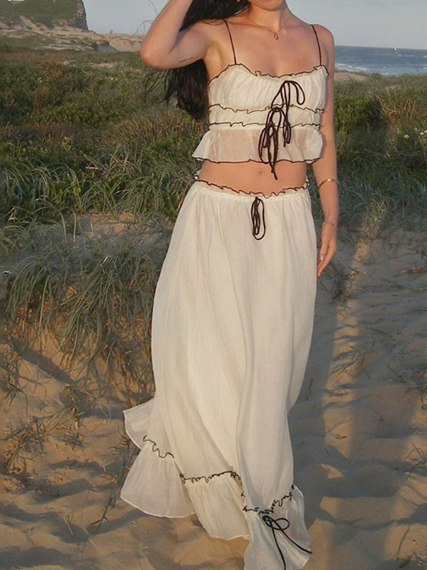 EMMIOL French Sexy Holiday Style Two Piece