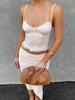 EMMIOL V-Neck Lace Camisole Two Piece