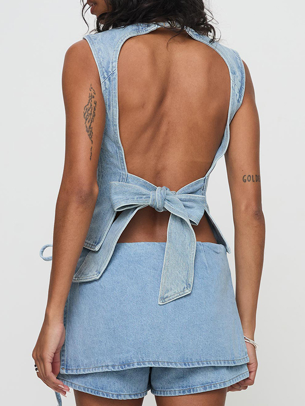 EMMIOL Minigonna tascabile vintage americana