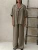 EMMIOL Loose-Fitting Short-Sleeved Two Piece