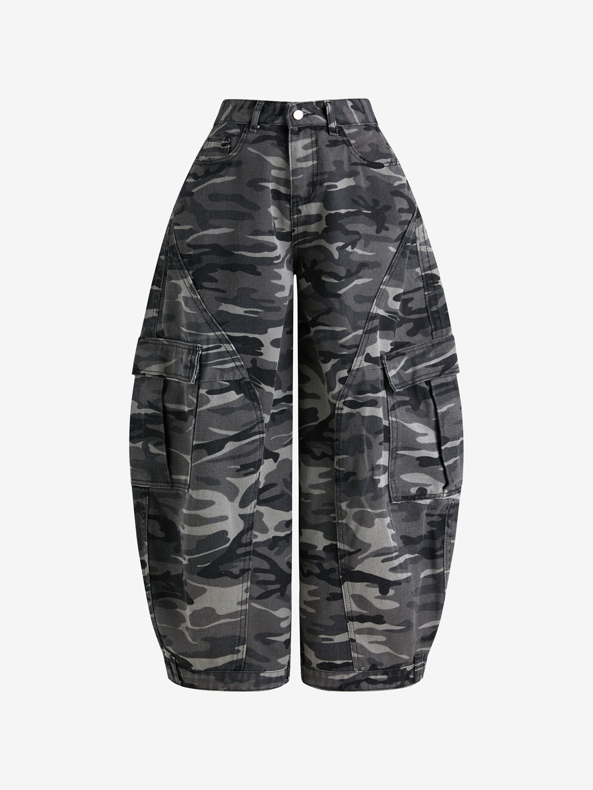 EMMIOL Jeans boyfriend mimetici multitasche vintage