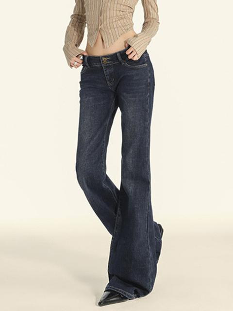 Jeans a zampa lavati American Vintage