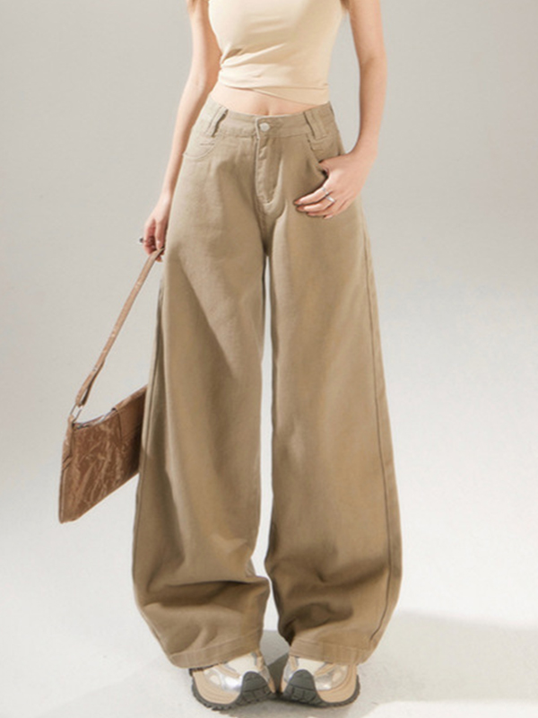 EMMIOL Jeans boyfriend larghi da strada