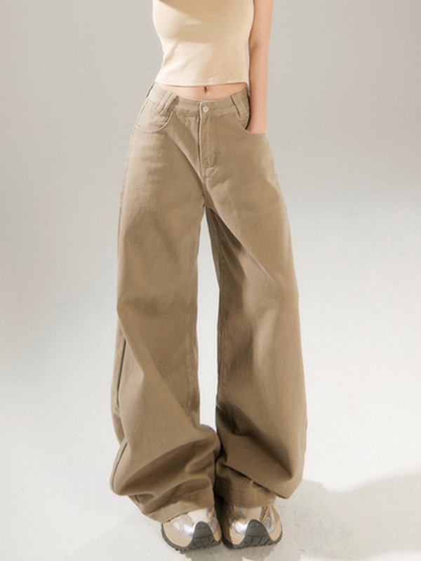 EMMIOL Jeans boyfriend larghi da strada