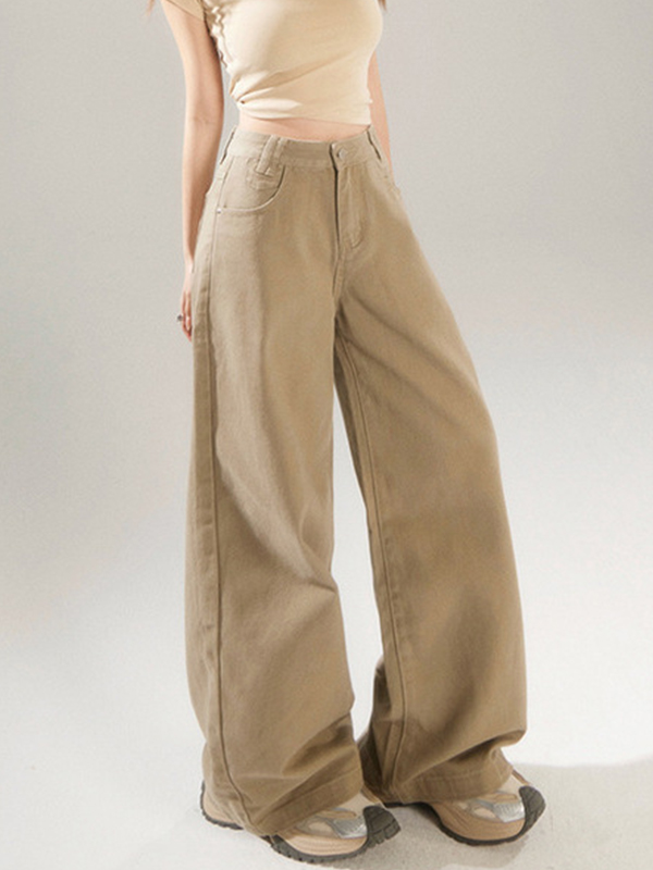EMMIOL Jeans boyfriend larghi da strada