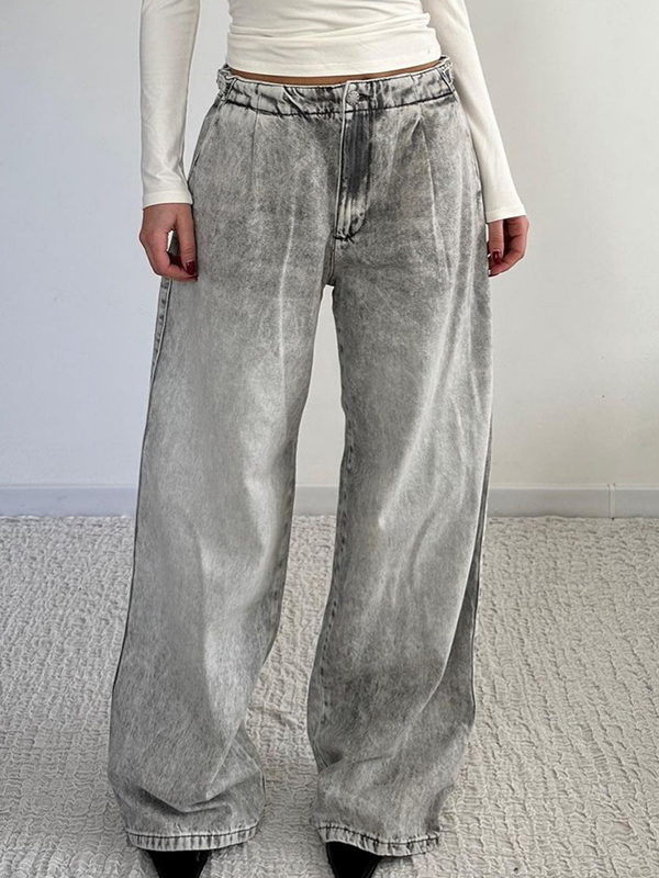 EMMIOL Boyfriendjeans im Retro-Waschungslook