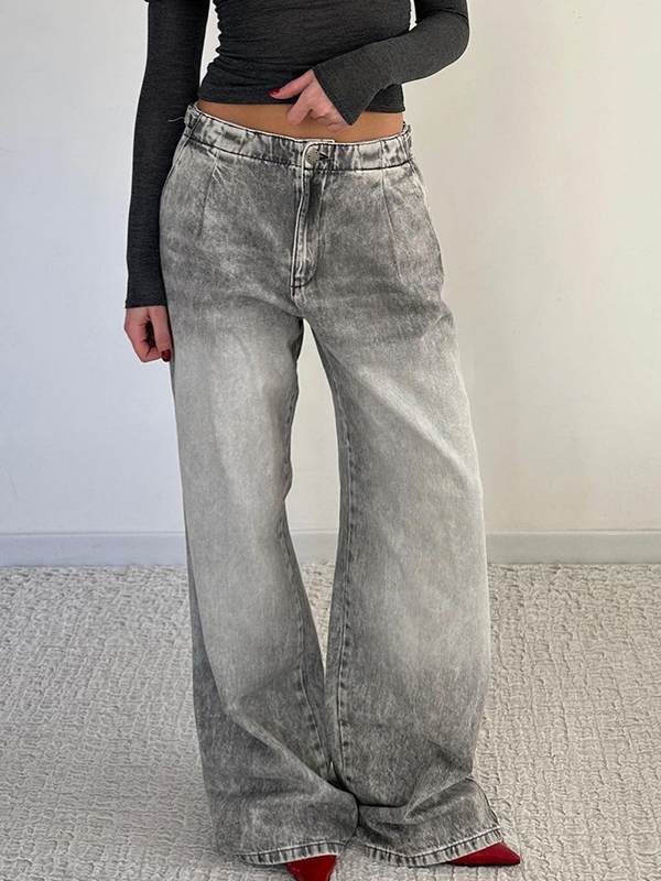 EMMIOL Boyfriendjeans im Retro-Waschungslook