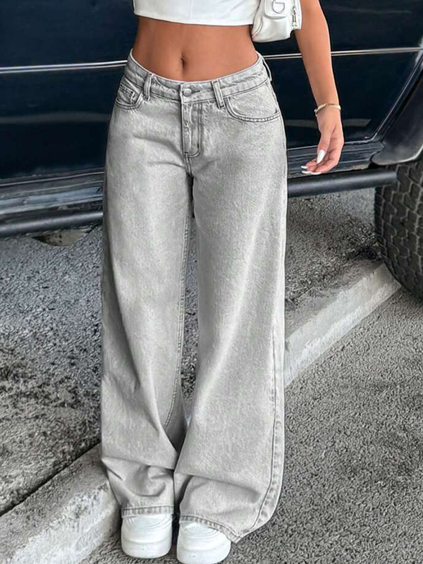 EMMIOL Amerikanische Retro-Boyfriendjeans