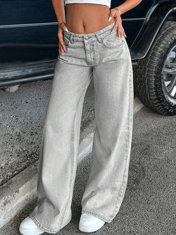 EMMIOL Amerikanische Retro-Boyfriendjeans