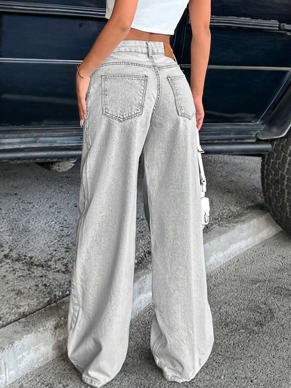 EMMIOL Amerikanische Retro-Boyfriendjeans