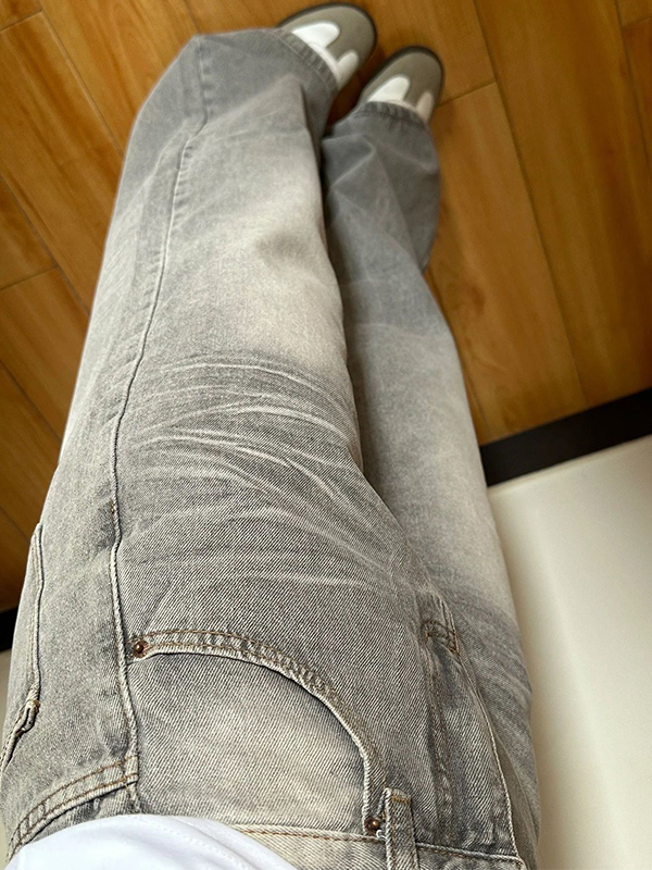 EMMIOL Amerikanische Retro-Boyfriendjeans