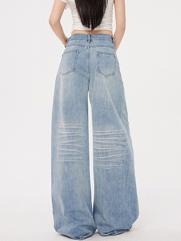 EMMIOL Amerikanische Mode Boyfriendjeans