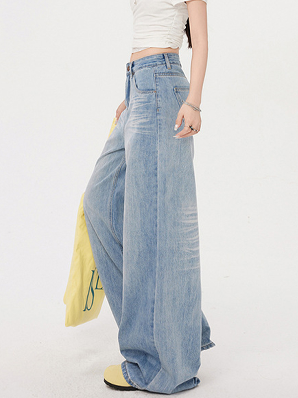 EMMIOL Amerikanische Mode Boyfriendjeans