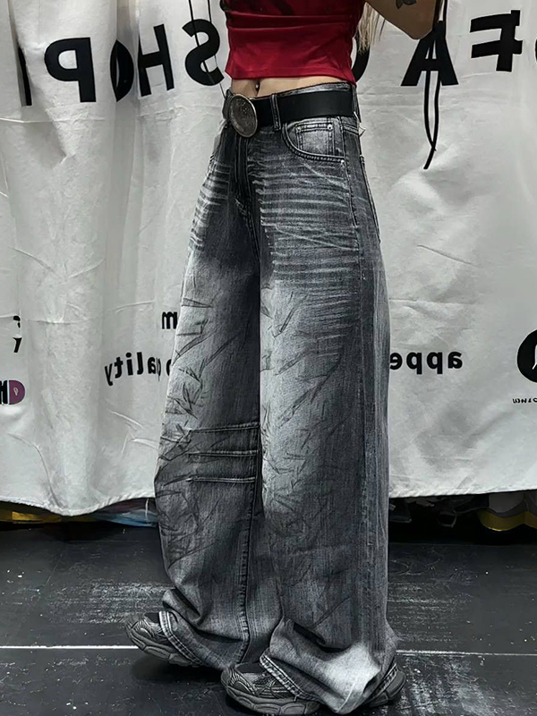 EMMIOL Boyfriendjeans im Wash Dirty-Design