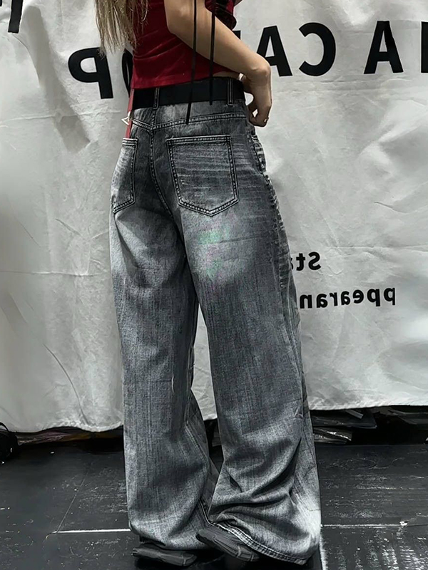 EMMIOL Boyfriendjeans im Wash Dirty-Design