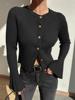 EMMIOL Cardigan con asole infilate sottostanti