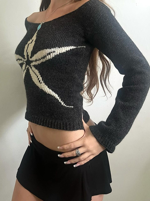 EMMIOL Dunkles, vielseitiges Langarmshirt