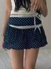 EMMIOL Minifalda retro de lunares para niña