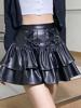 EMMIOL Minifalda estilo oscuro de calle