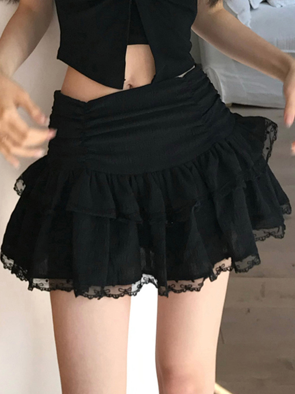EMMIOL Minifalda de encaje Ballet Pure Desire
