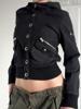 EMMIOL Personalised Workwear Style Stand-Up Collar Jacket