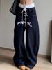 EMMIOL Boyfriendjeans mit amerikanischen Retro-Prints