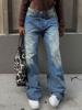 EMMIOL Minimalist Retro Nostalgia Boyfriend Jeans