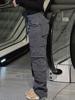 EMMIOL Casual Zip Pocket Cargo Jeans