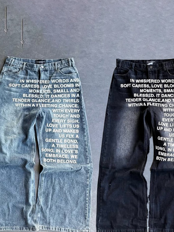 EMMIOL Jeans boyfriend hip hop retrò americani