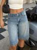 EMMIOL American Retro Casual Denim Shorts