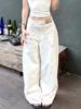 EMMIOL Jeans boyfriend strappati in stile vintage