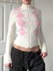 EMMIOL American Vintage – Strickjacke mit Rautensteppung