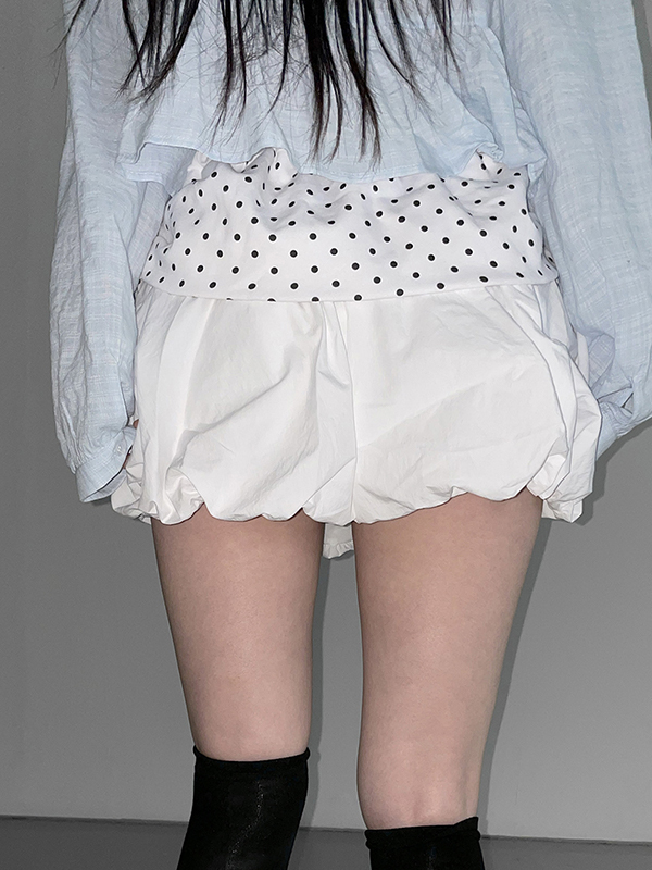 EMMIOL Patchwork-Minirock im amerikanischen Stil