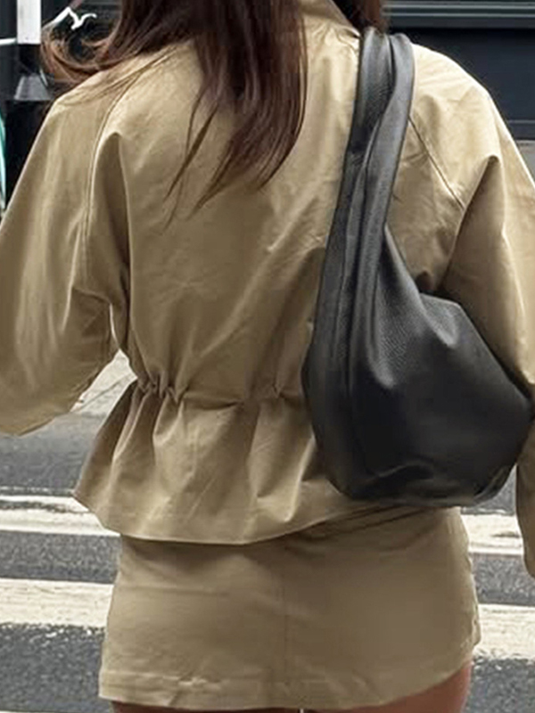 EMMIOL Jacke mit schmal zulaufender Taille und Kordelzug