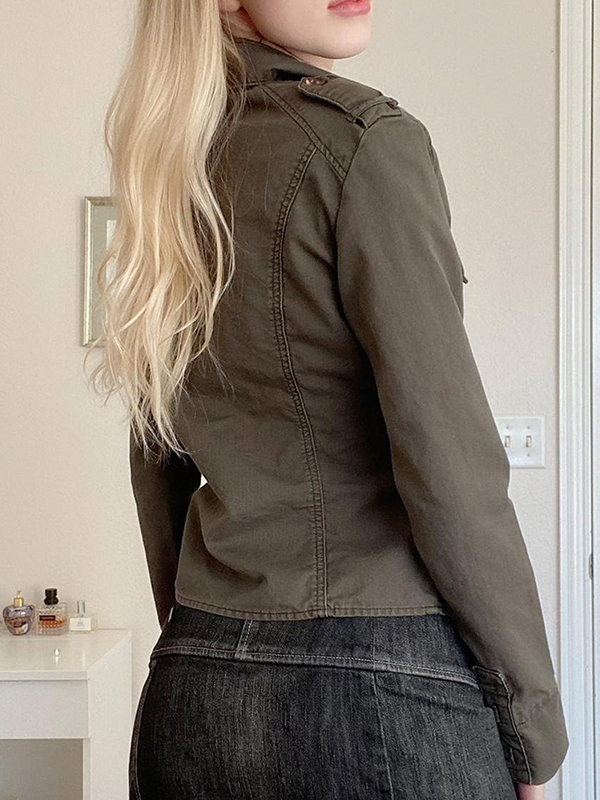 EMMIOL Jacke im Patchwork-Workwear-Stil
