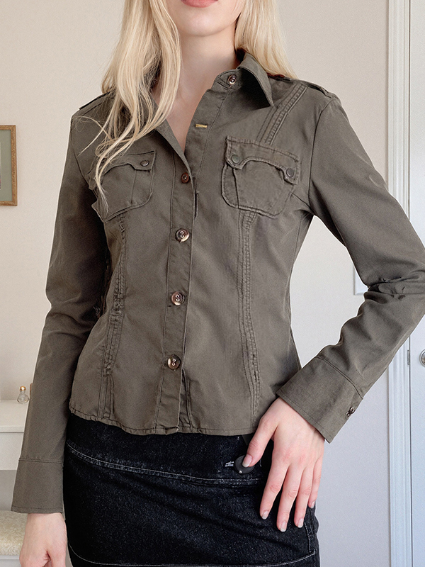 EMMIOL Jacke im Patchwork-Workwear-Stil