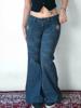 EMMIOL Jeans a zampa americani in stile streetwear distintivi
