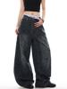 EMMIOL Jeans boyfriend curvi con stampa leopardata retrò
