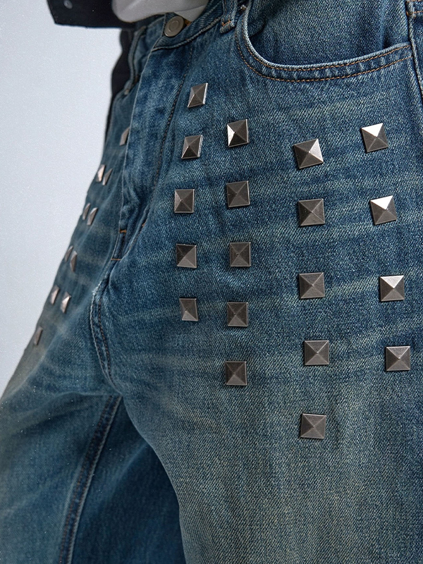 EMMIOL Jeans boyfriend dalla vestibilità rilassata in stile americano
