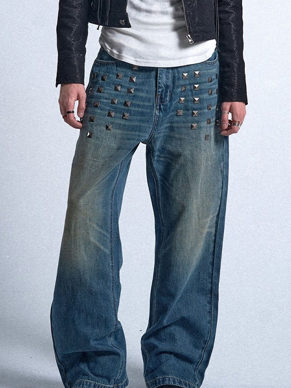 EMMIOL Jeans boyfriend dalla vestibilità rilassata in stile americano