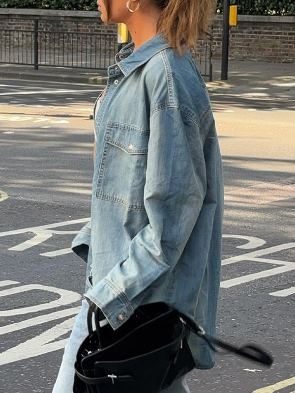 EMMIOL Versatile Basic Loose-Fitting Jacket