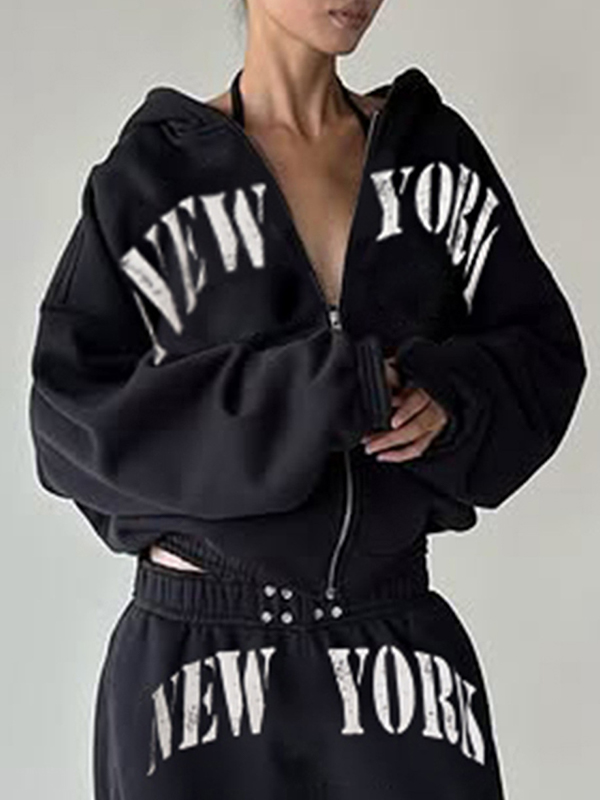EMMIOL Due pezzi con stampa lettering in stile americano