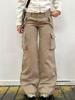 EMMIOL Jeans cargo multitasche in stile street americano