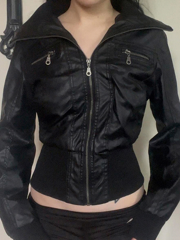 EMMIOL Retro Workwear Reißverschlussjacke