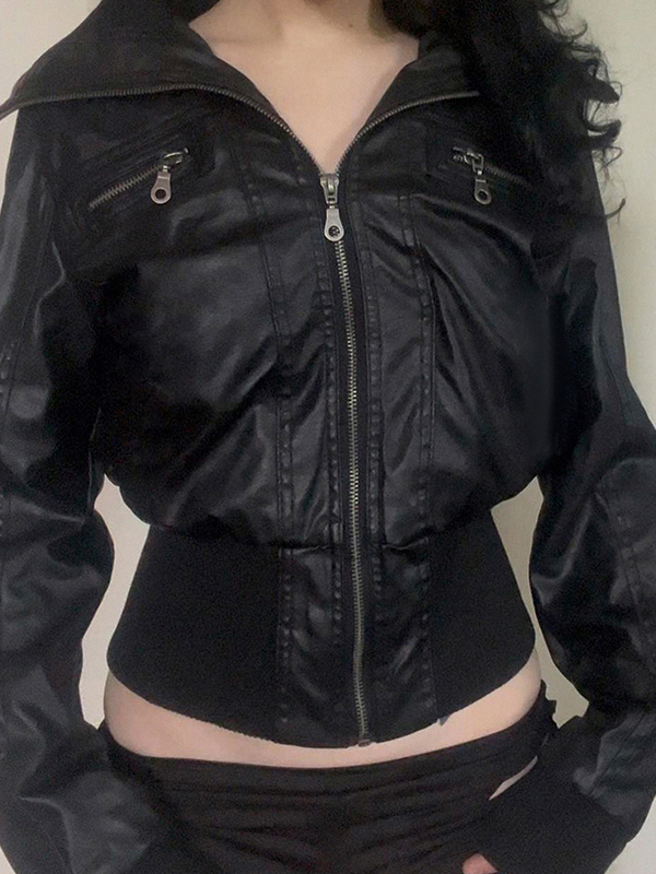 EMMIOL Retro Workwear Reißverschlussjacke