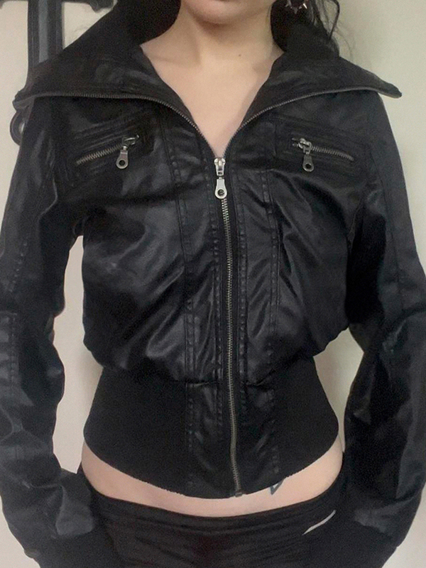 EMMIOL Retro Workwear Reißverschlussjacke