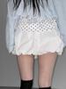EMMIOL Minigonna aderente con patchwork a pois