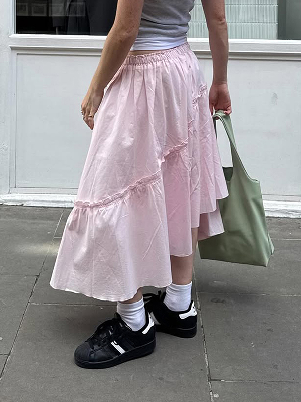 EMMIOL Sweet Girlish Style Maxi Skirt